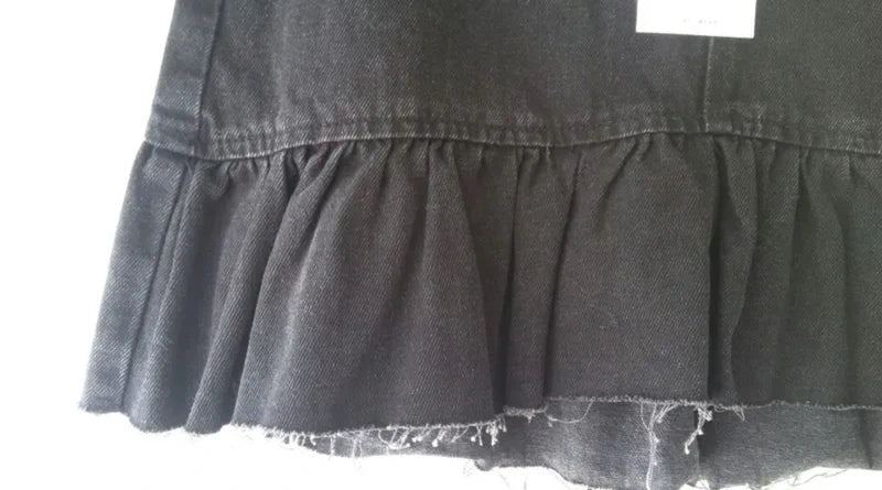 Falda easy wear vaquera negra