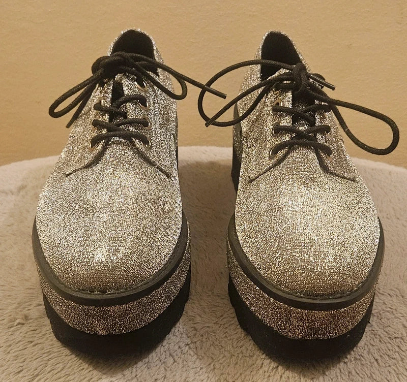 Plataforma estilo glitter N-37