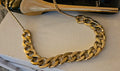 Collar dorado cadena gruesa