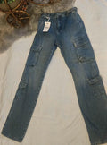 Jeans Cargo Jennyfer 6 Bolsillos