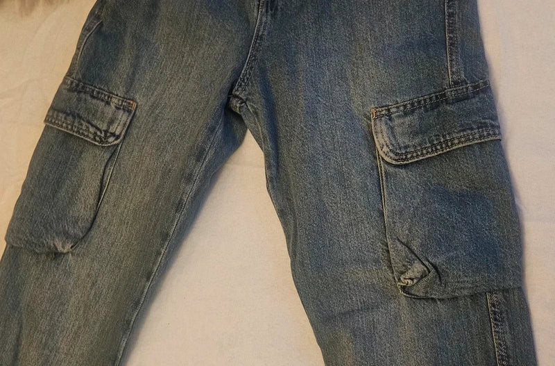 Jeans Cargo Jennyfer 6 Bolsillos