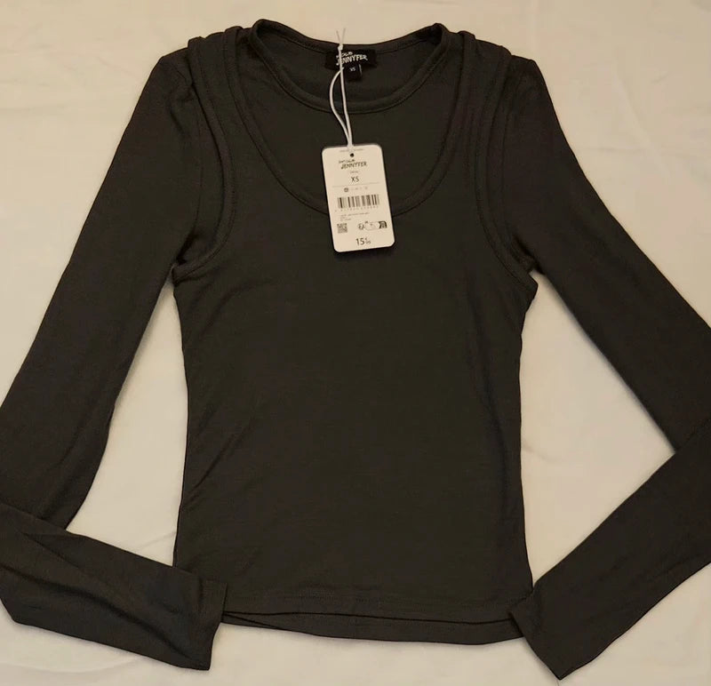 Camiseta Jennyfer doble capa