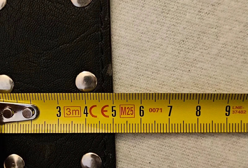 Faja ancha tachas hebilla semicírculo
