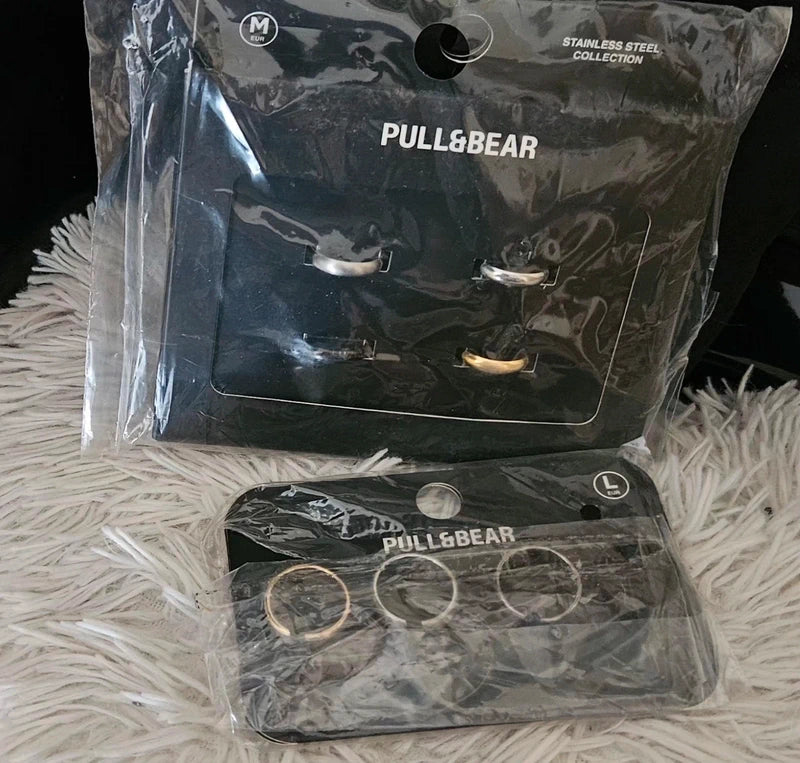 Pack 7 Anillos Pull&Bear T-M y L