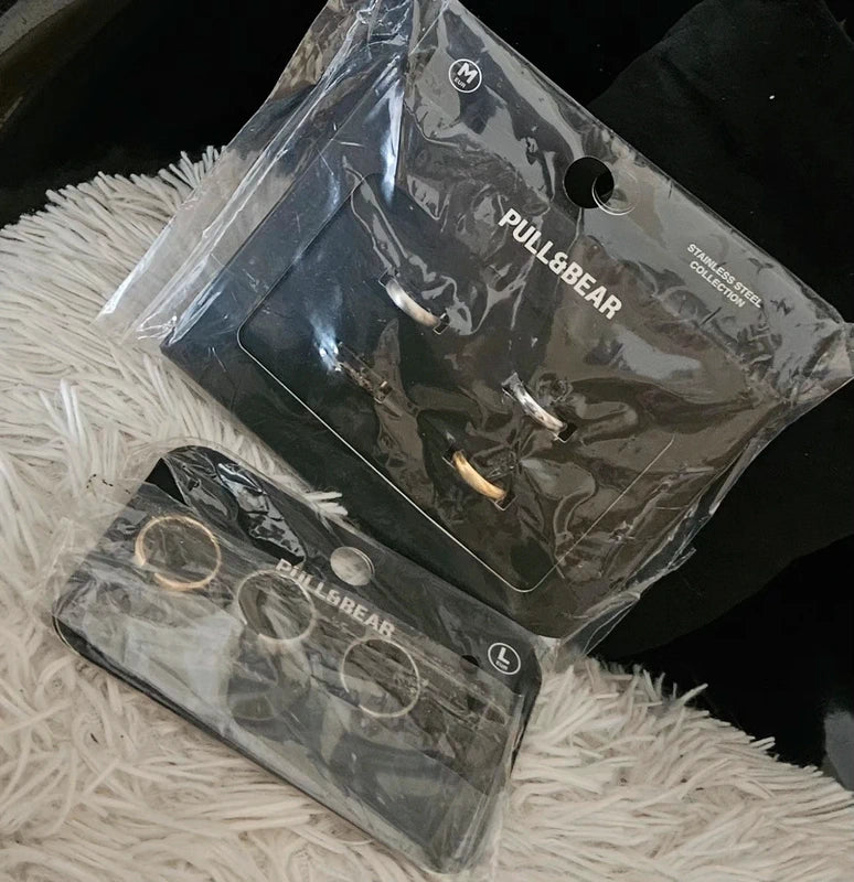 Pack 7 Anillos Pull&Bear T-M y L