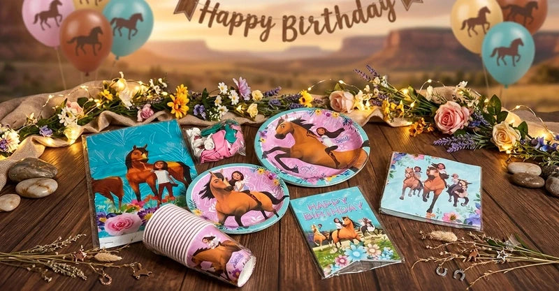 Set de decoración y vajilla desechable para fiestas