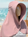 Gorro protección solar multifuncional rosa