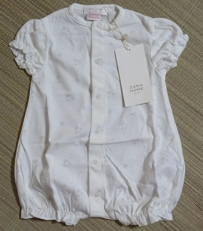 Body Zara bebé manga corta estampado