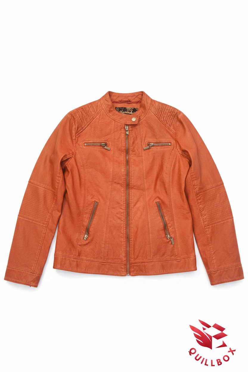Chaqueta Koroshi sintética roja
