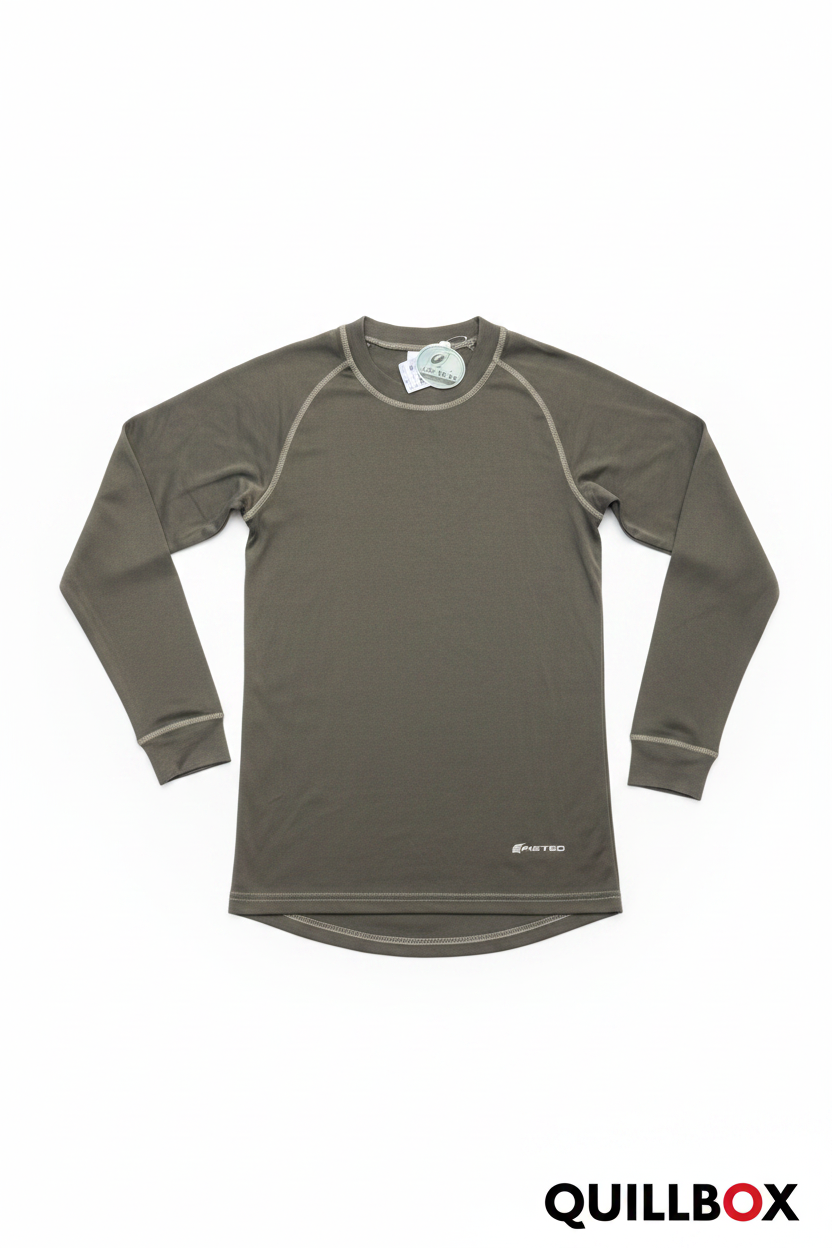 Camiseta térmica manga larga METEO verde finita!