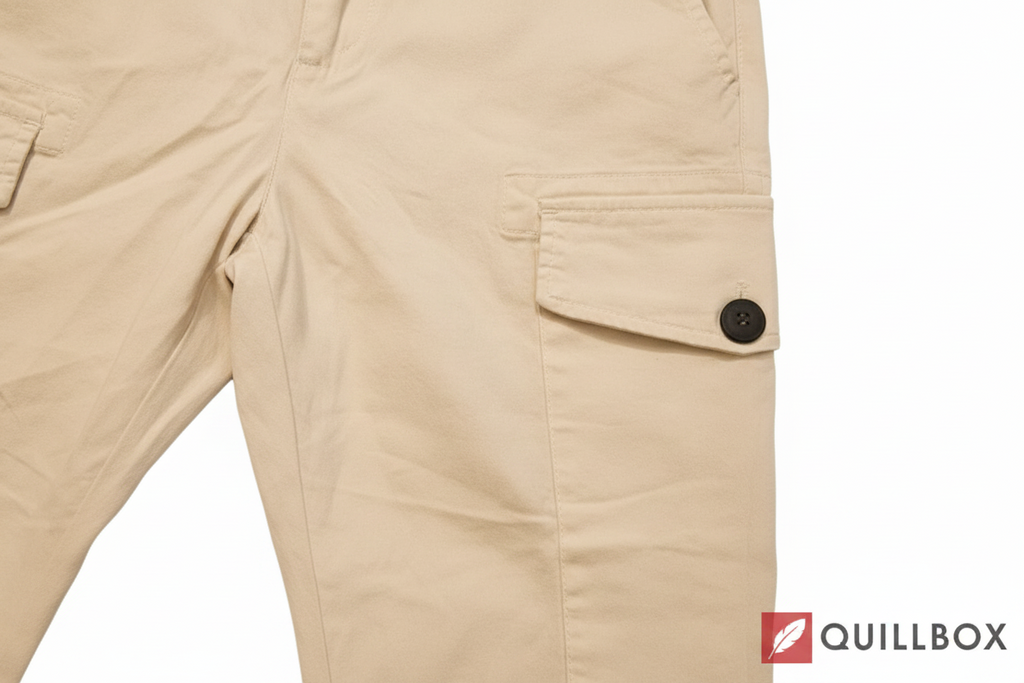 Pantalones cargo Bershka beige