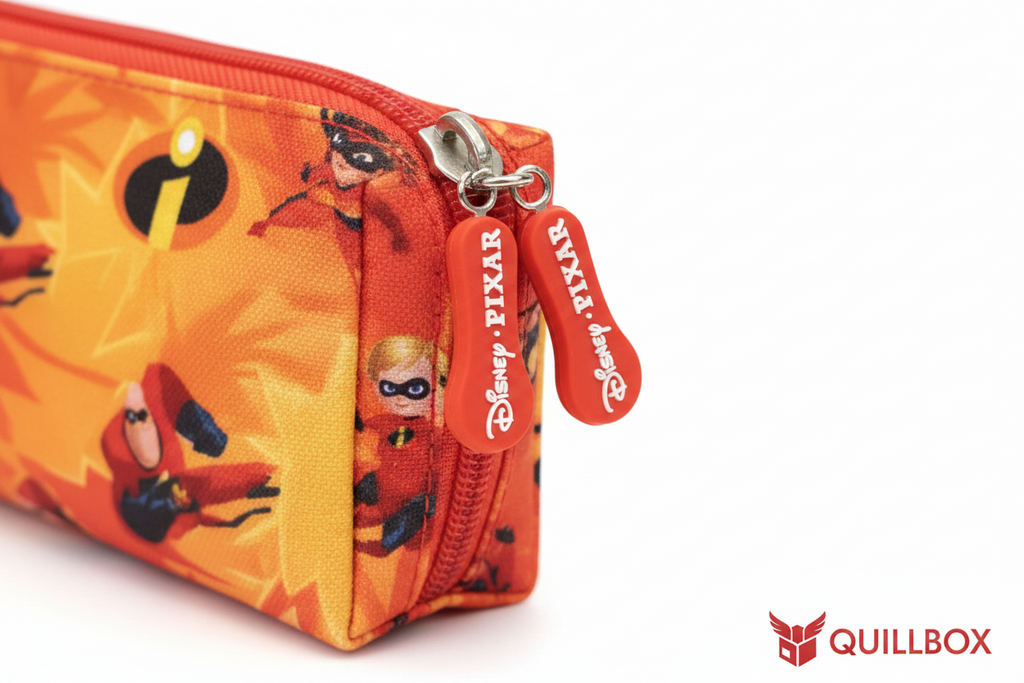 Incredibles Red School Pencil Case