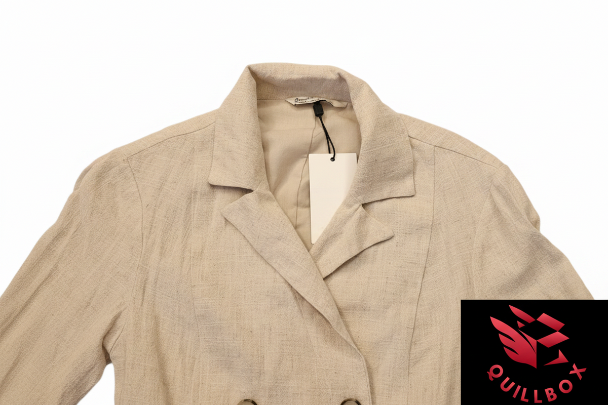 Vestido blazer Stradivarius beige