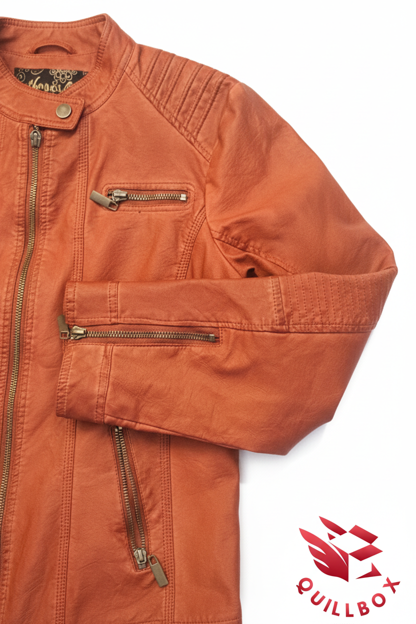 Chaqueta Koroshi sintética roja