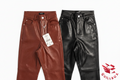 Pantalones efecto piel cocodrilo