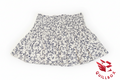 Minifalda Nido Abeja Estampada Floral Azul