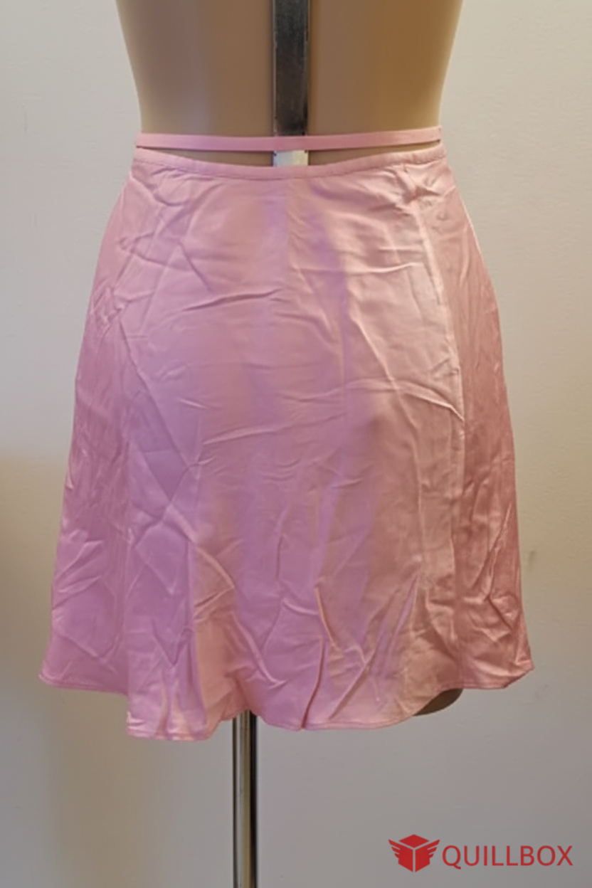 Zara Viscose One-Size Pink Skirt