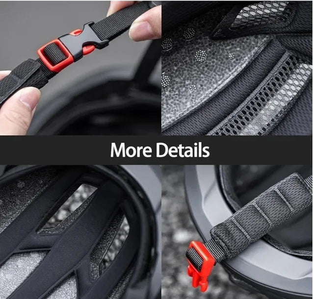Casco bici LED - Negro mate