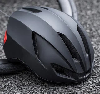 Casco bici LED - Negro mate