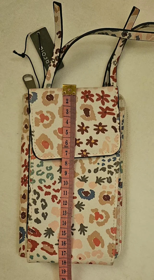 Parfois printed crossbody mobile bag