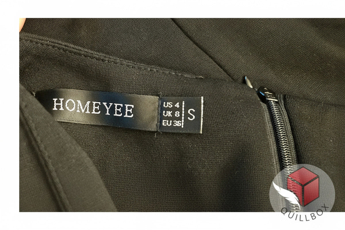 Etiqueta HOMEYEE US 4 UK 8 EU 36 talla S