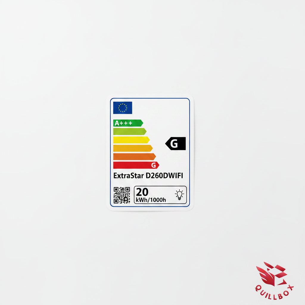 Plafón LED WiFi ExtraStar D260DWIFI - etiqueta energética clase G