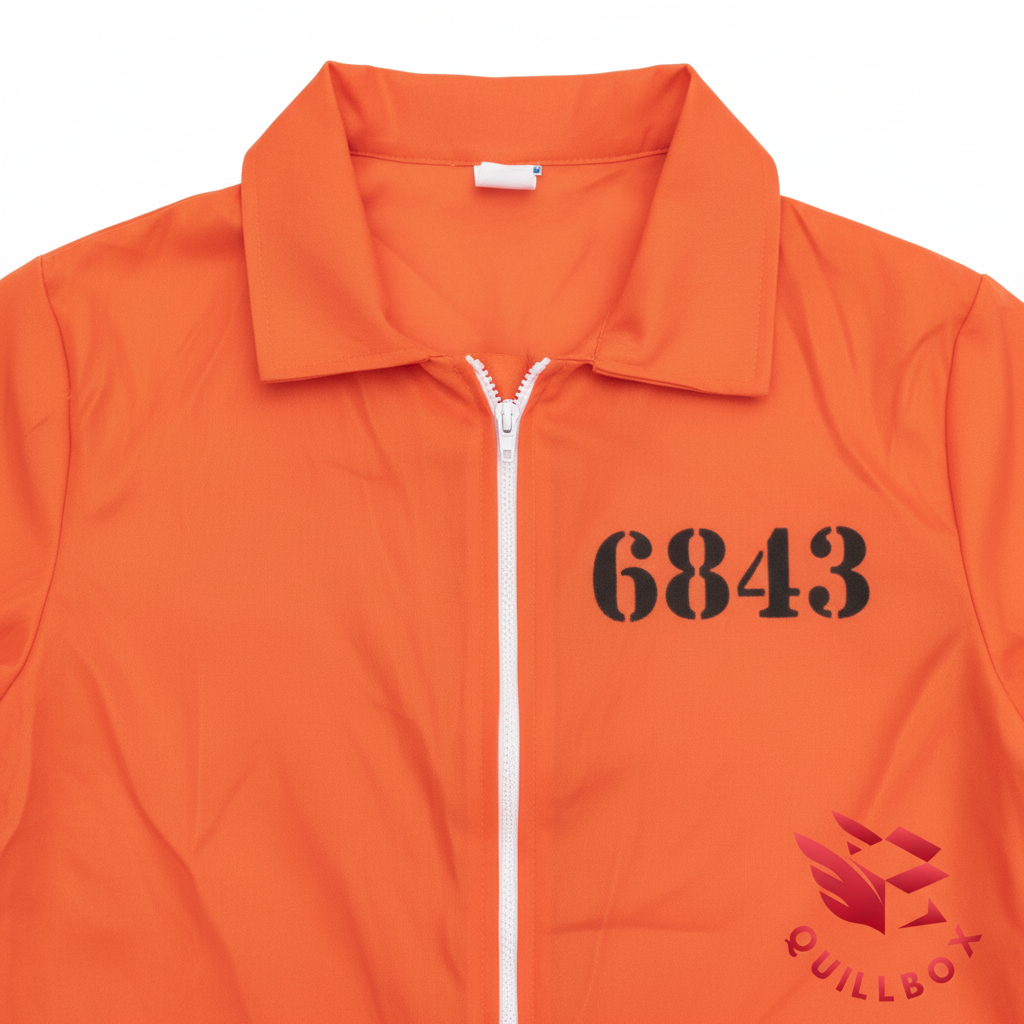 Disfraz preso naranja - detalle número 6843