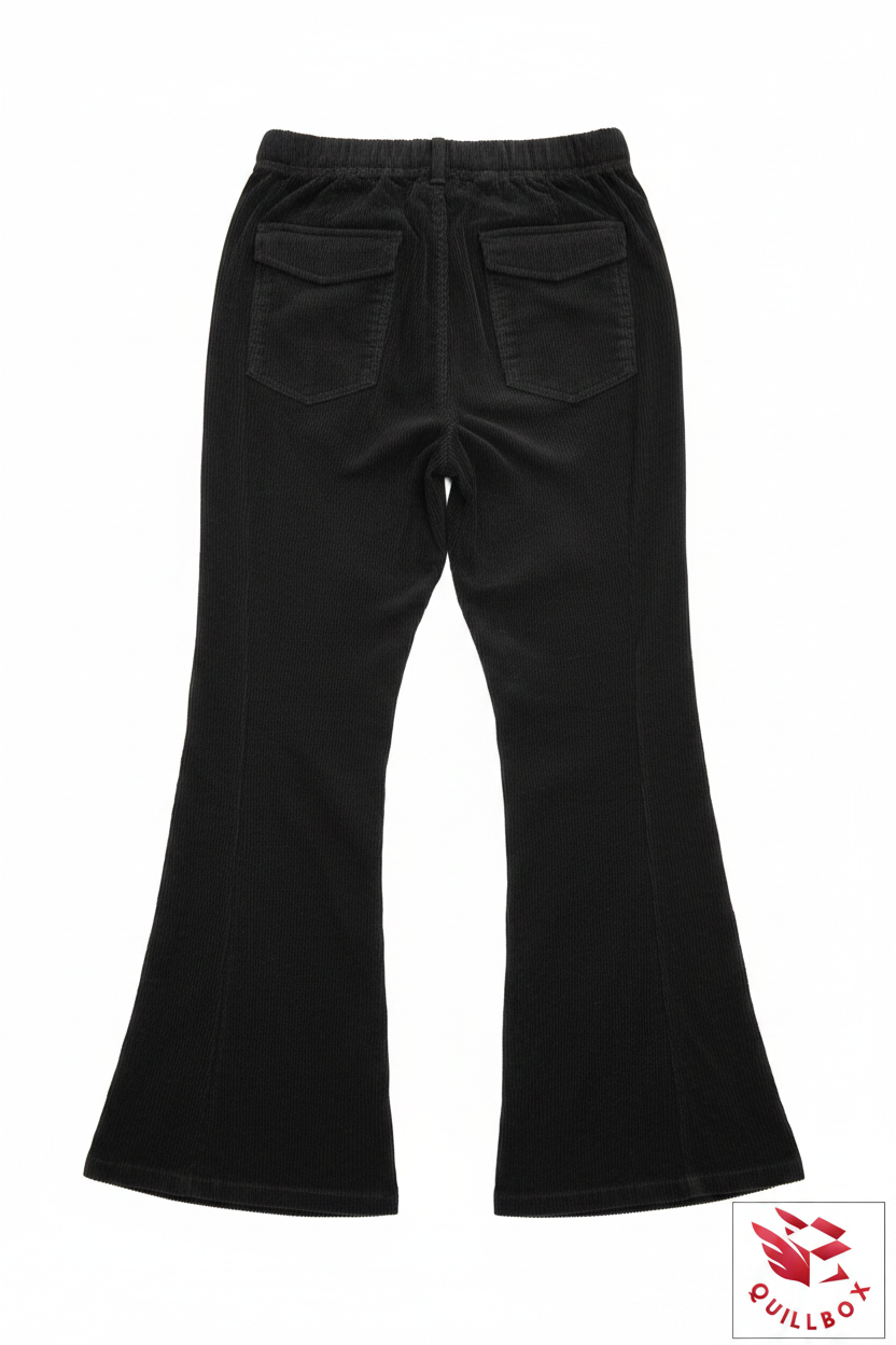 Pantalón acampanado - bolsillo trasero