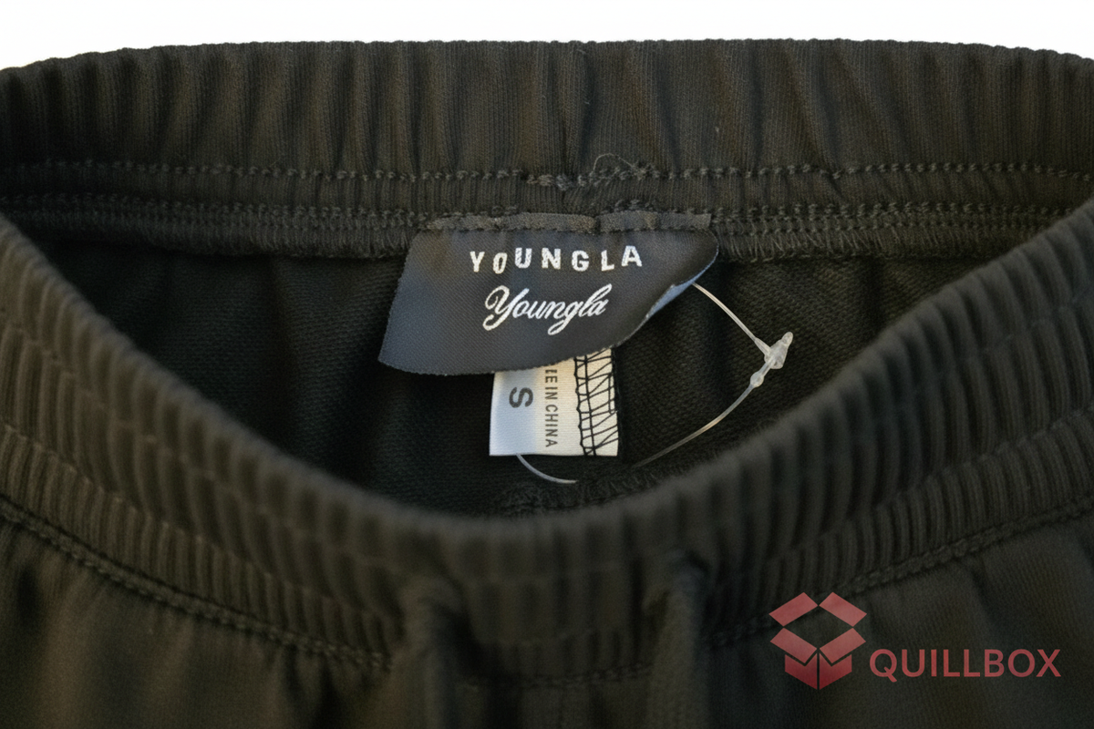 Etiqueta interior YOUNGLA talla S Made in China