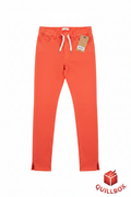 Pantalón skinny naranja niña UNIT GIRL 128 - vista frontal completa etiqueta kids