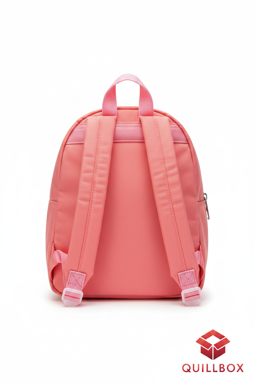 Mochila rosa Sonic 2 - vista trasera correas ajustables rosas