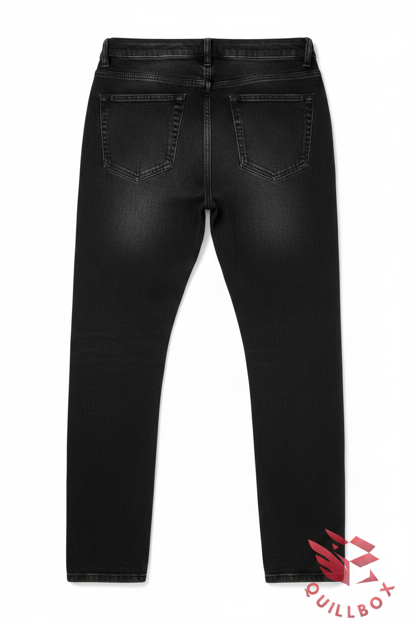 Vaqueros Mom Slim Negros/Grises