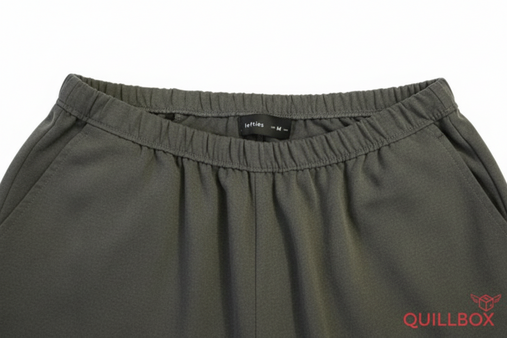 Wide-leg gray trousers