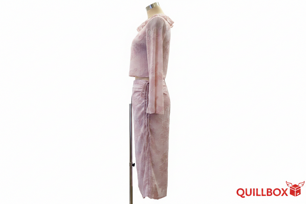 Pink Floral Rosas de Abril Set XS