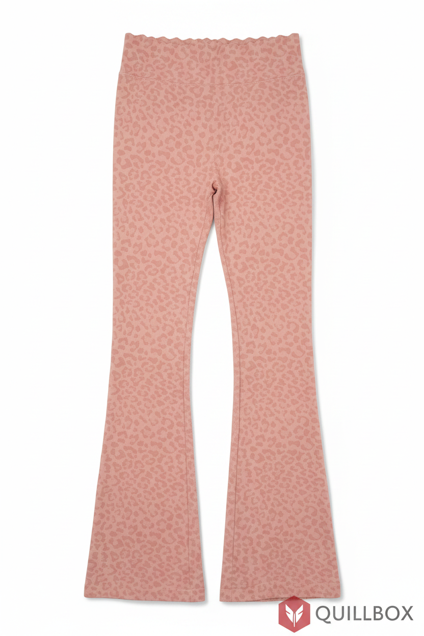 Pantalones Acampanados Estampado Leopardo