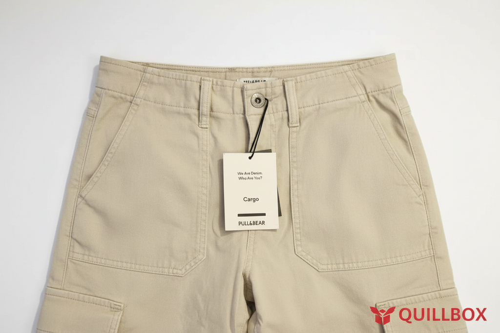 Pull&Bear beige cargo pants