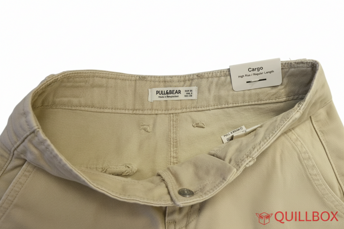 Pull&Bear beige cargo pants