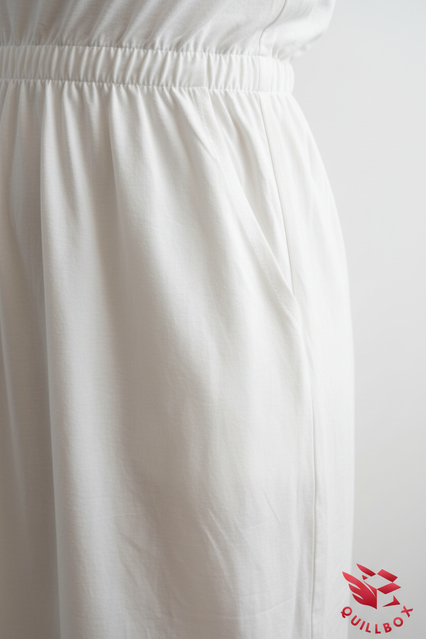 Women's one-size white beach dress