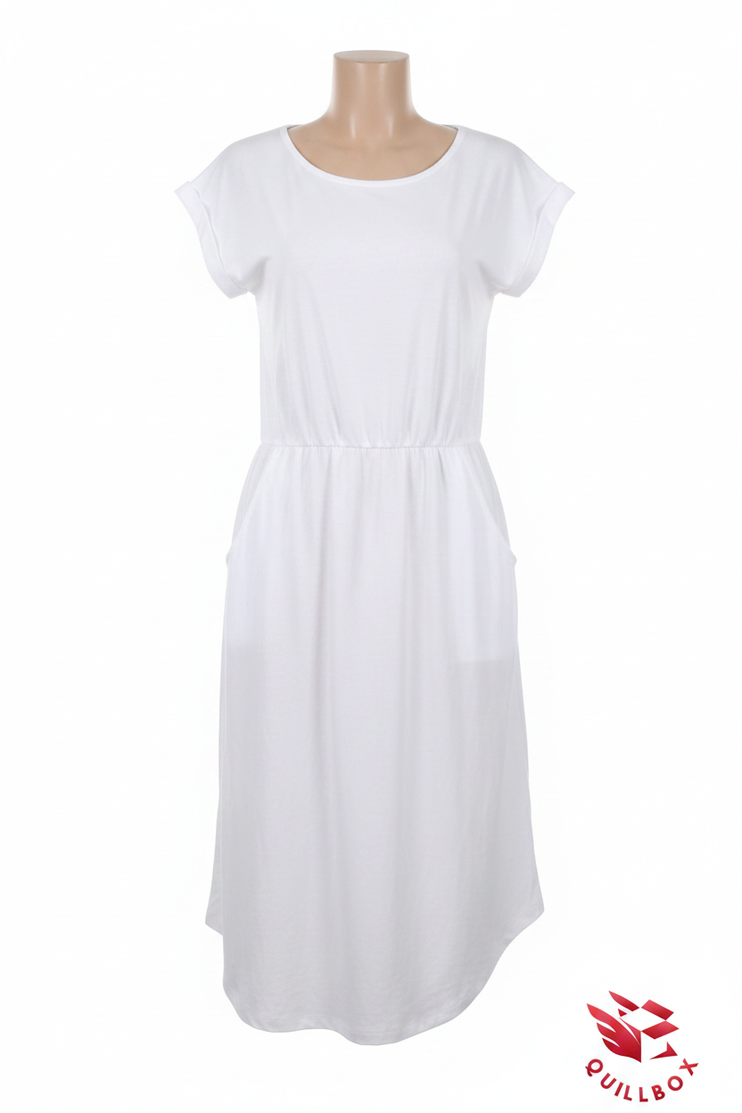 Women's one-size white beach dress