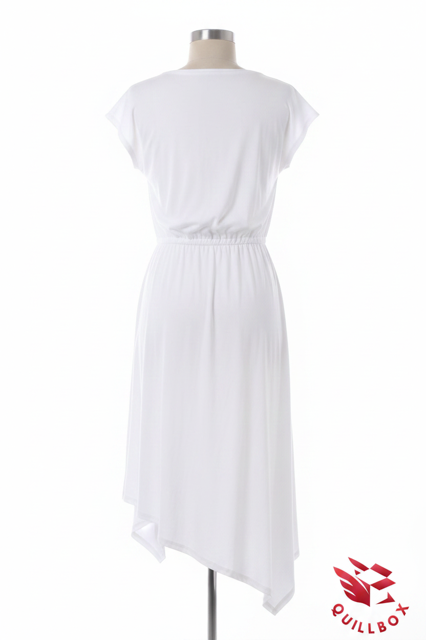 Women's one-size white beach dress