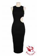 Vestido Bershka Negro Cut-Ou
