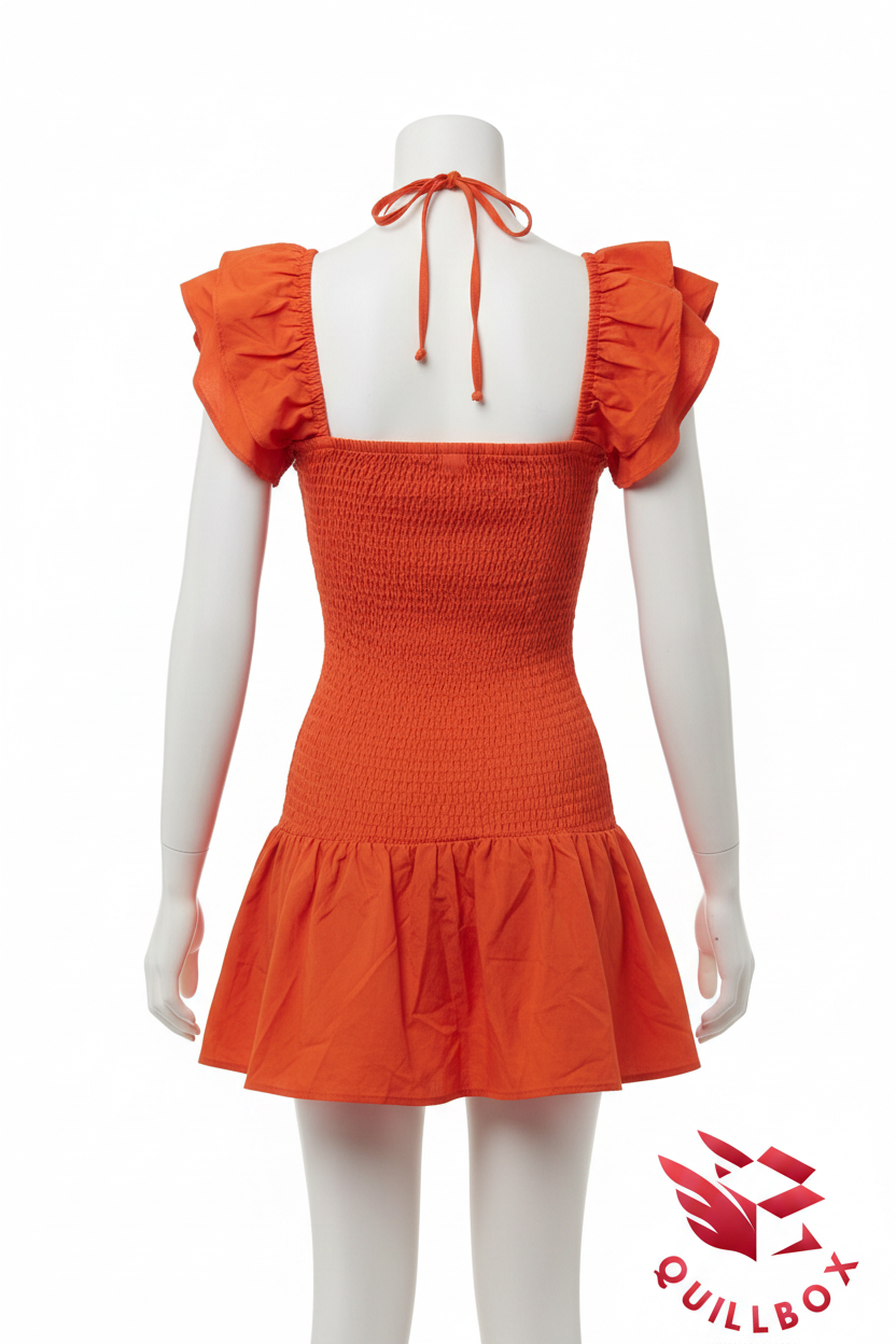 Zara Vestido Rojo Mini