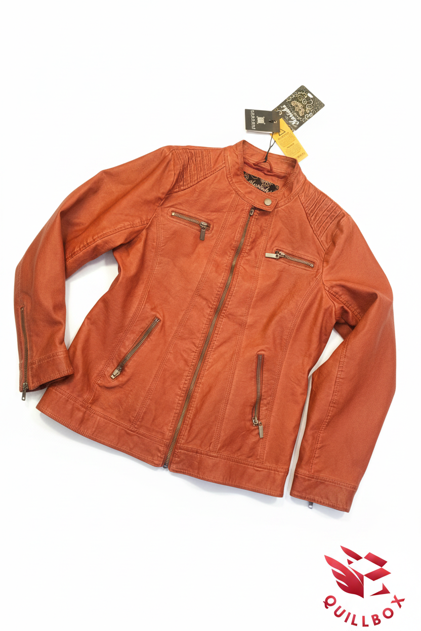 Chaqueta Koroshi sintética roja